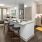 a kitchen with a large island