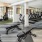 a gym with exercise equipment
