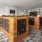 a mail room with cabinets